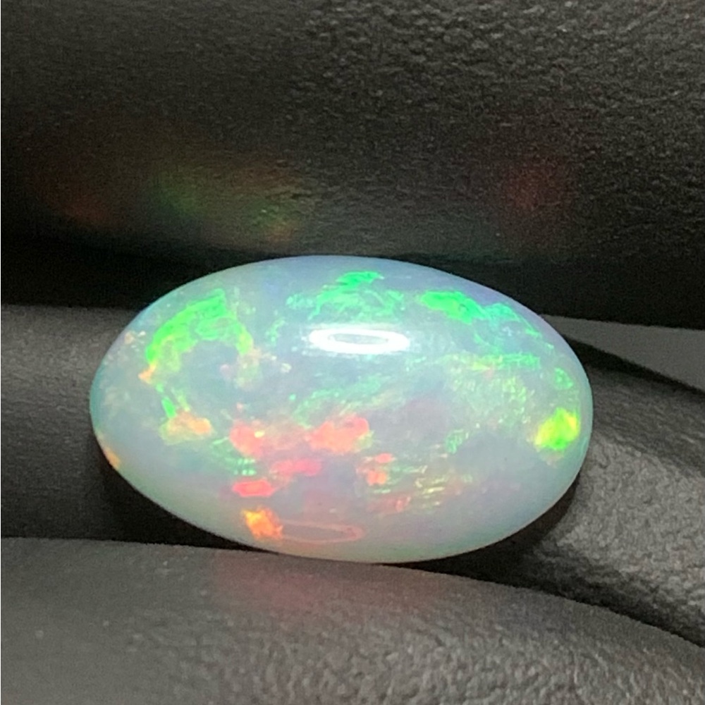 STUNNING 3.55CT BROADFLASH ROLLING! RARE TOP QUALITY NATURAL ETHIOPIAN WELO OPAL - Picture 4 of 6